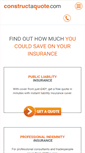 Mobile Screenshot of constructaquote.com